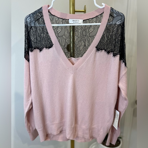 Bailey 44 Lace Detail Sweater - Picture 4 of 4